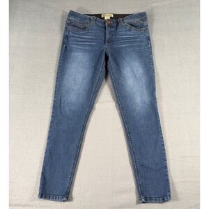 Democracy Ab Technology Skinny Jeans Womens 14 Blue Stretch Denim Casual Comfort